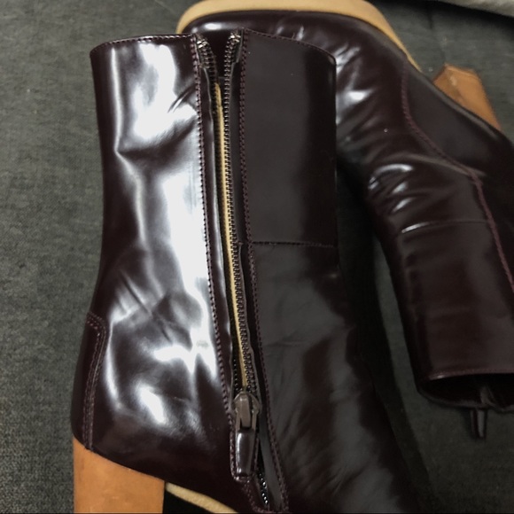 Tods burgundy boots - Picture 4 of 6